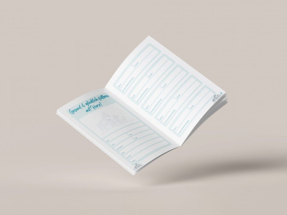 Corporate Design erstellen lassen AzaniArts | Gewichtstagebuch Futterplanschmiede