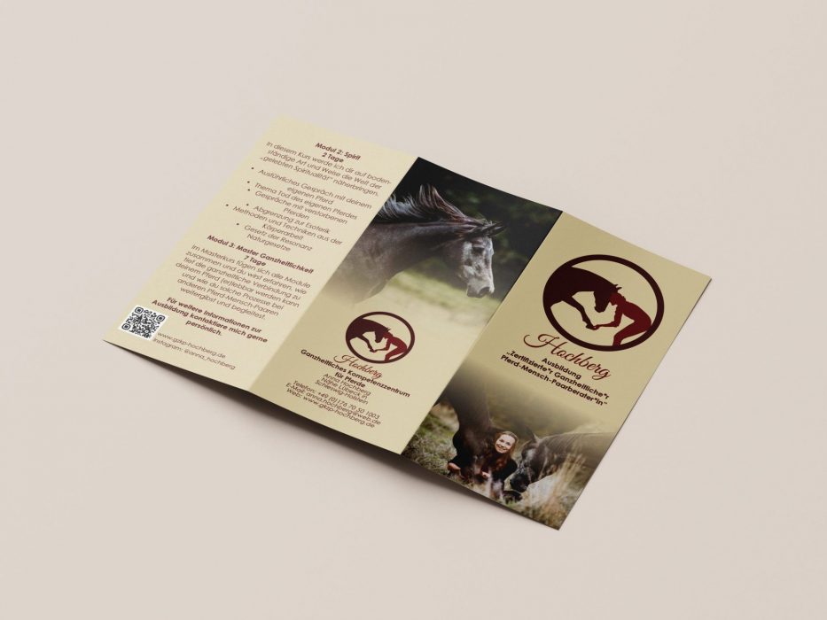 Corporate Design erstellen lassen AzaniArts | Flyer Anna Hochberg